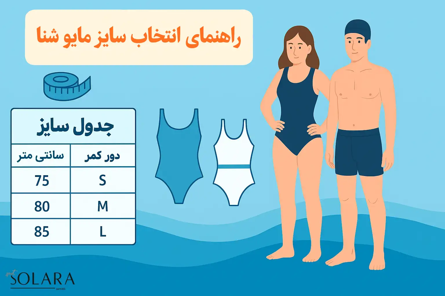 Swimsuit size selection guide
